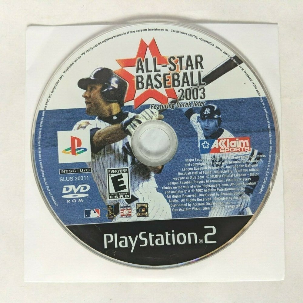 Sony PlayStation 2 All Star Baseball 2003 Game
